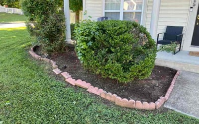 Photo of Justin M.'s yard after getting landscaping in Midland, VA