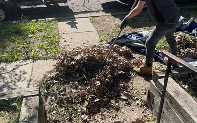 Photo of Mary M.'s yard after getting landscaping in Waverly, MN