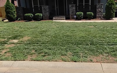 Photo of John C.'s yard after getting landscaping in Wingate, NC
