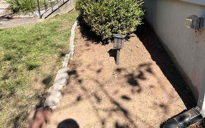 Photo of Jonathan E.'s yard after getting landscaping in Woodsboro, MD