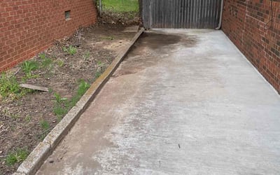 Photo of Blake H.'s yard after getting landscaping in Lexington, OK