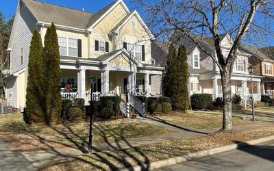 Photo of Jessica K.'s yard after getting landscaping in Woodleaf, NC