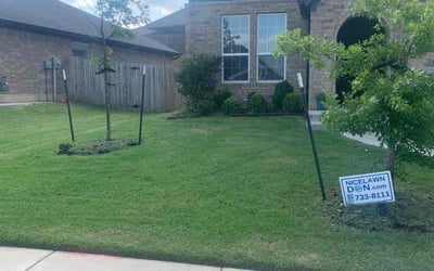 Photo of Dennis C.'s yard after getting landscaping in Choctaw, OK