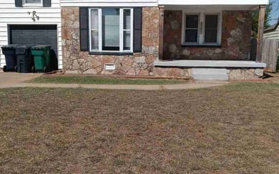 Photo of Robert M.'s yard after getting landscaping in Jones, OK