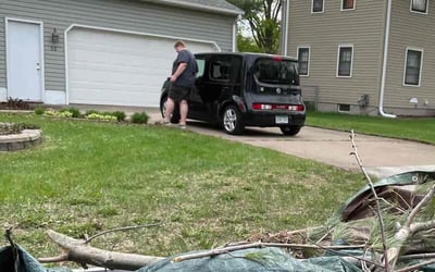 Photo of Erik L.'s yard after getting landscaping in Watertown, MN