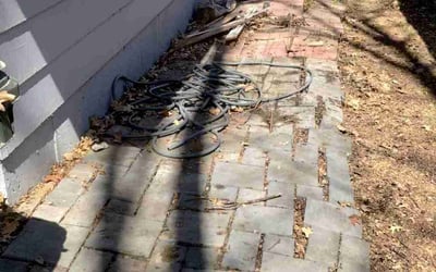Photo of Alex B.'s yard after getting landscaping in Lincoln, NE