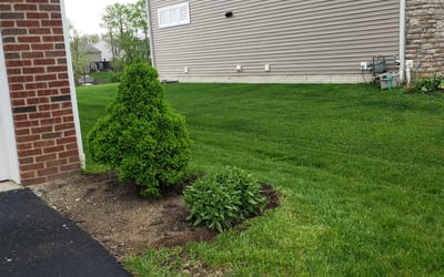 Photo of Jamie F.'s yard after getting landscaping in Logan, OH
