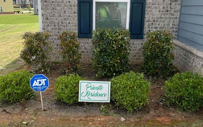 Photo of Kim G.'s yard after getting landscaping in Locust Grove, GA