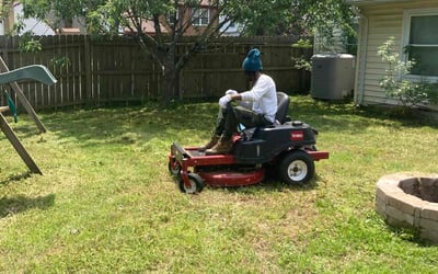 Photo of Ian T.'s yard after getting landscaping in Norge, VA