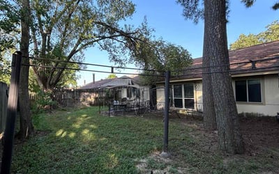 Photo of Danielle H.'s yard after getting landscaping in Hull, TX