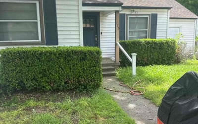 Photo of Timothy B.'s yard after getting landscaping in Grand Prairie, TX