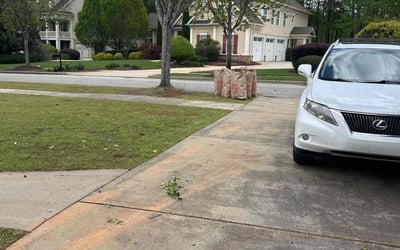 Photo of Angie S.'s yard after getting landscaping in Locust Grove, GA