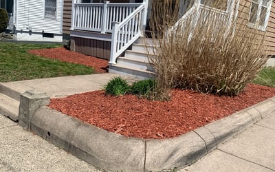 Photo of Marie C.'s yard after getting landscaping in Mansfield, MA