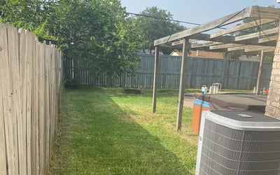 Photo of Dave N.'s yard after getting landscaping in Bleiblerville, TX
