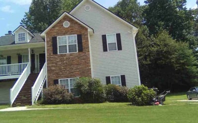 Photo of Brittany R.'s yard after getting landscaping in Warm Springs, GA