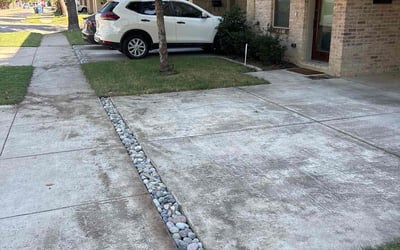 Photo of John J.'s yard after getting landscaping in Ferris, TX