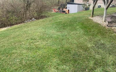 Photo of Keith B.'s yard after getting landscaping in Cleves, OH