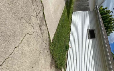 Photo of Erin S.'s yard after getting landscaping in Oshkosh, WI