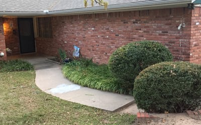 Photo of David M.'s yard after getting landscaping in Newalla, OK