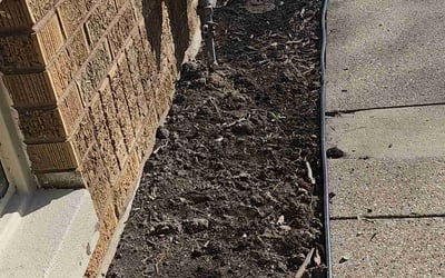 Photo of Kelsey M.'s yard after getting landscaping in Sussex, WI
