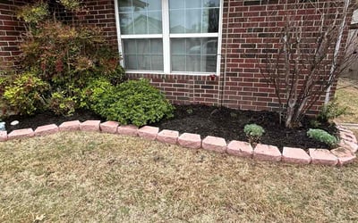 Photo of Heather S.'s yard after getting landscaping in Norman, OK