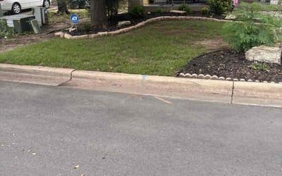 Photo of Nicole L.'s yard after getting landscaping in Buda, TX