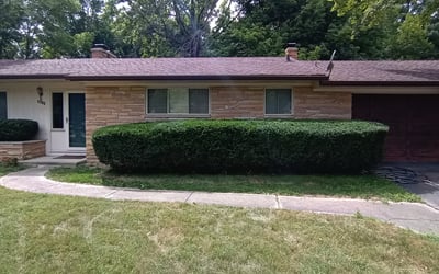 Photo of Kevin R.'s yard after getting landscaping in Shelbyville, IN