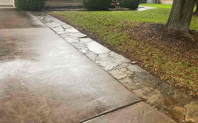 Photo of Jason M.'s yard after getting landscaping in Round Rock, TX