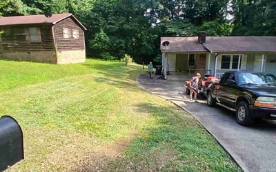 Photo of Linda Y.'s yard after getting tree care in Dallas, NC