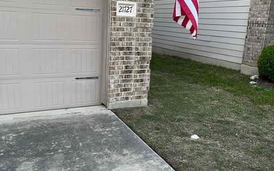 Photo of Fred S.'s yard after getting landscaping in Yancey, TX