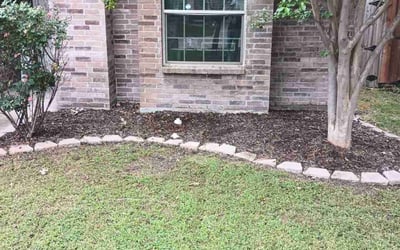 Photo of Adrian H.'s yard after getting landscaping in Royse City, TX