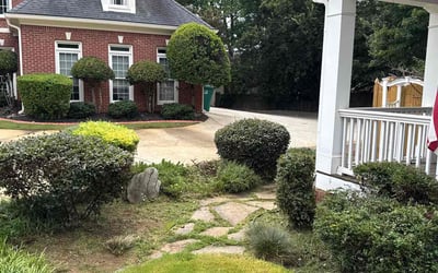Photo of Klaire M.'s yard after getting tree care in Bremen, GA