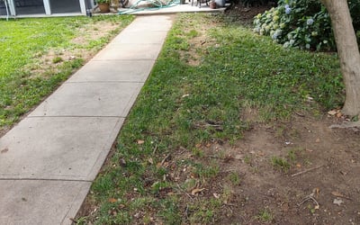 Photo of Angela J.'s yard after getting landscaping in Lusby, MD