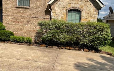 Photo of Steven S.'s yard after getting landscaping in Denton, TX