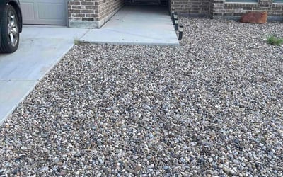 Photo of Mark L.'s yard after getting landscaping in Odessa, TX