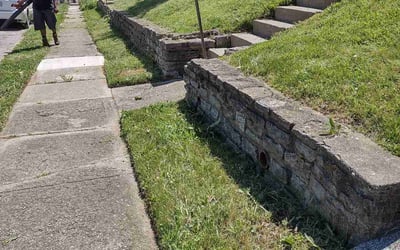 Photo of Christopher H.'s yard after getting landscaping in Fayetteville, OH