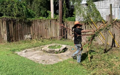 Photo of Ryan A.'s yard after getting landscaping in Loughman, FL