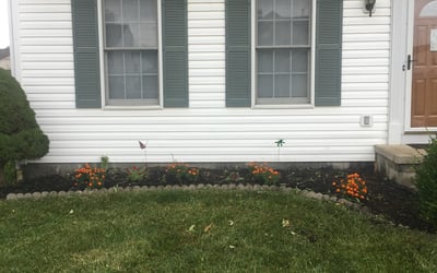 Photo of Heather T.'s yard after getting landscaping in Tarlton, OH