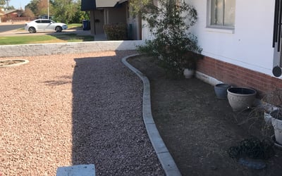 Photo of Kathleen P.'s yard after getting landscaping in Wickenburg, AZ