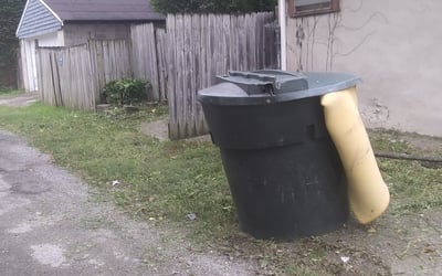 Photo of Amy D.'s yard after getting landscaping in Alexandria, OH