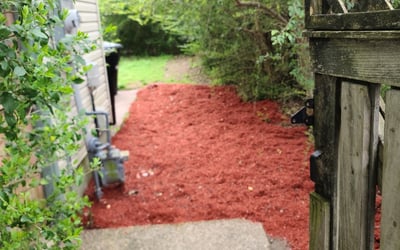 Photo of Rebecca A.'s yard after getting landscaping in Lackey, VA
