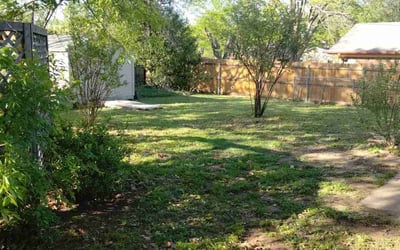 Photo of Tony B.'s yard after getting landscaping in Cleburne, TX