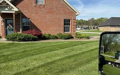 Photo of Brandon L.'s yard after getting landscaping in Charlestown, IN