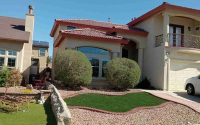 Photo of Sharon M.'s yard after getting landscaping in Clint, TX