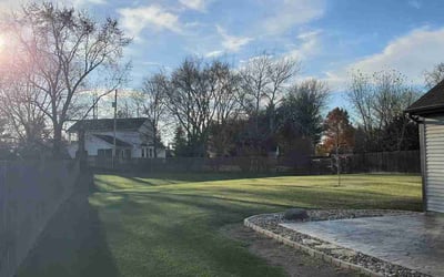 Photo of Pamela Y.'s yard after getting landscaping in Sedalia, OH