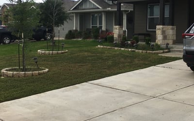 Photo of Rick S.'s yard after getting landscaping in Mc Neil, TX