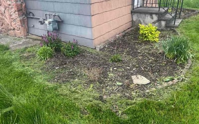 Photo of Paul D.'s yard after getting landscaping in Liverpool, NY