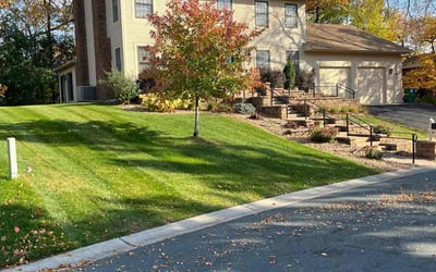 Photo of Mark G.'s yard after getting landscaping in Spring Park, MN