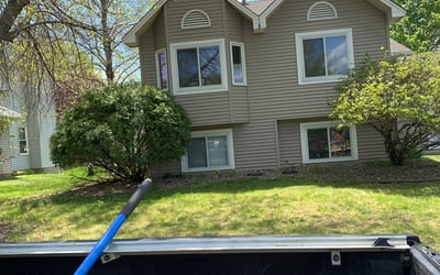 Photo of Josh M.'s yard after getting landscaping in Hager City, WI