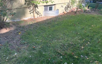 Photo of Nicole P.'s yard after getting landscaping in Pleasanton, KS